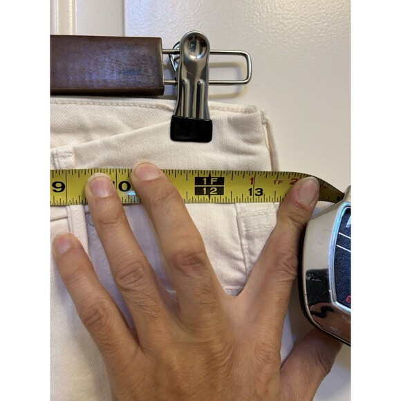 MOTHER denim the looker ankle jeans fairest of them all white ivory 26 high rise - Picture 9 of 10